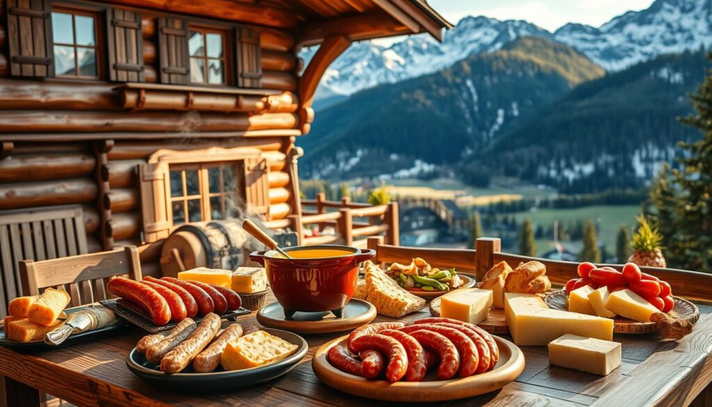 Swiss Alps cuisine